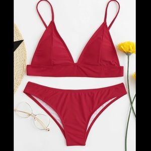 Bold Red Bikini